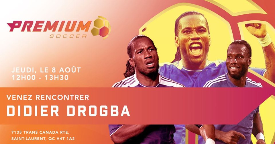 Soccer Nouvelles - Rencontre avec Didier Drogba à Premium Soccer
